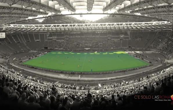Wallpaper, sport, Italy, stadium, football, AS Roma, Stadio Olimpico