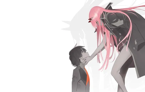 Девушка, романтика, парень, Darling In The Frankxx