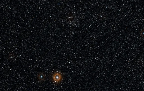 Digitized Sky Survey 2, Star Cluster, Constellation of Ara, Wide-field view, Alpha Arae, The Altar, …