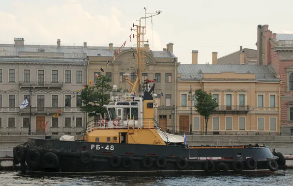 Буксир, набережная, рейдовый, РБ-48