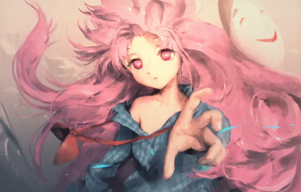 Девушка, маска, Touhou Project, Hata no Kokoro