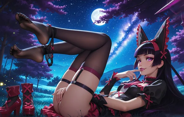 Anime, gate, Rory Mercury, Kaku Tatakaeri, art girl, fandoms, Anime Ero, AI Artist