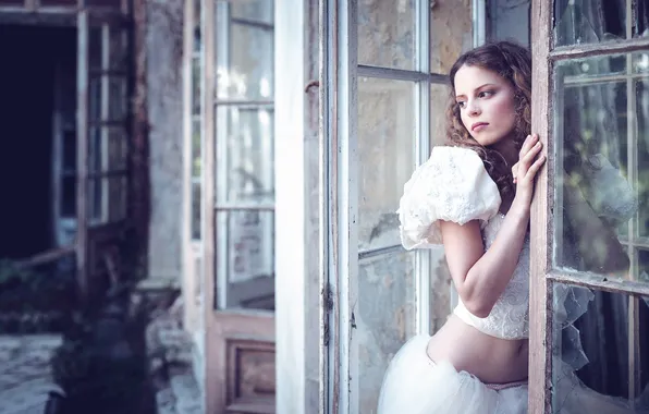 Взгляд, животик, прелесть, кудри, Karina Bratkowska