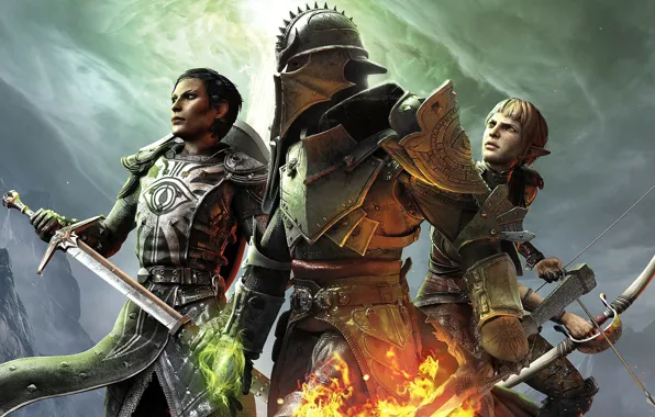 Воины, dragon age, rpg, bioware, inquisition, напарники