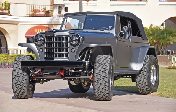 Картинка custom, 4x4, offroad, 1950, mike warn 1950 willys jeepster tim divers, JEEPSTER, WILLYS