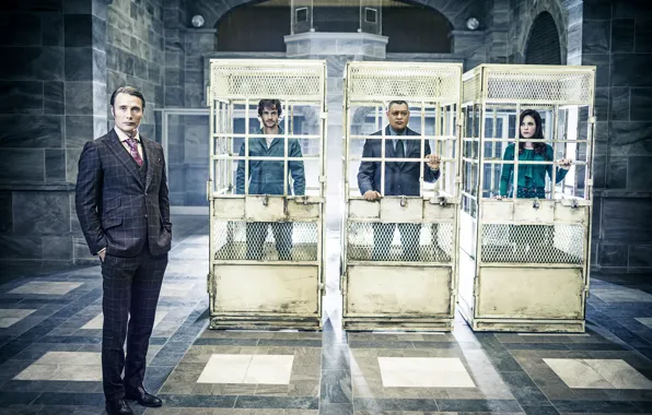 Actors, Will Graham, Laurence Fishburne, Hugh Dancy, Hannibal, Jack Crawford, TV series, Caroline Dhavernas