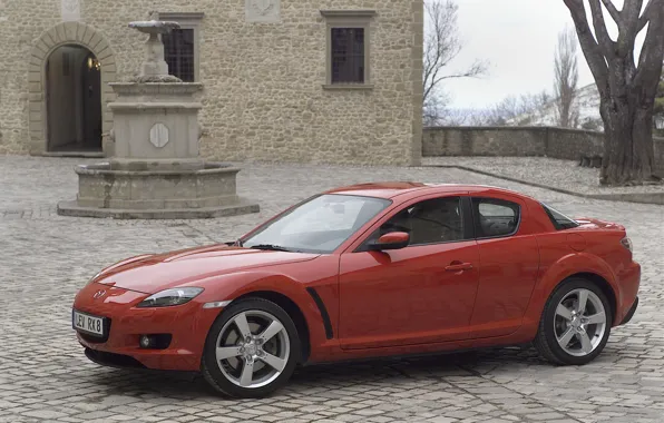 Замок, площадь, Mazda, RX8