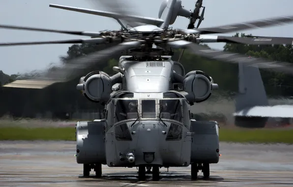 Картинка Вертолет, Sikorsky, Sikorsky CH-53K King Stallion, US Marine Corps, Тяжелый транспортный вертолет