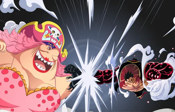 Skull, game, One Piece, pirate, hat, anime, fight, punch