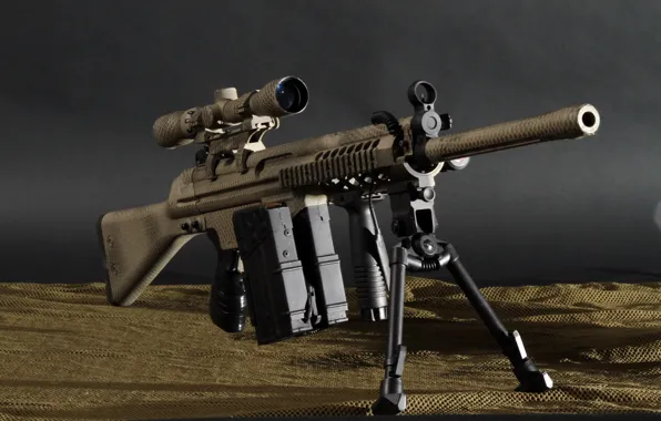 Картинка оружие, фон, HK51