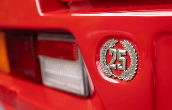 Картинка Lamborghini, lambo, Countach, badge, Lamborghini Countach 25th Anniversary, 25 years