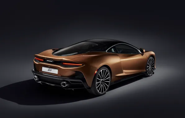 McLaren, суперкар, вид сзади, 2019, McLaren GT