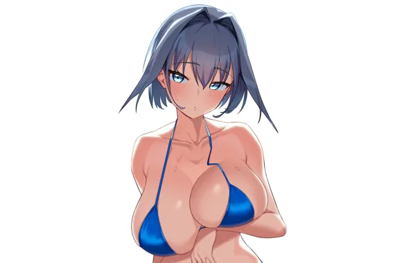 Dark, girl, sexy, boobs, anime, pretty, breasts, big boobs