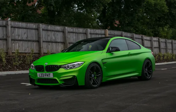 Картинка BMW, Green, matte, wrap, Wasabi