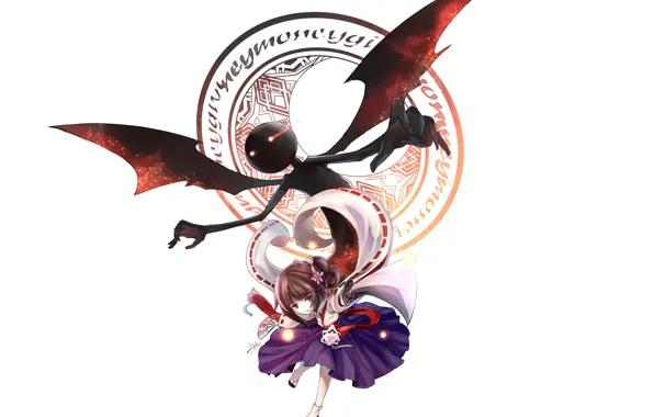 Фон, существо, арт, девочка, Deemo
