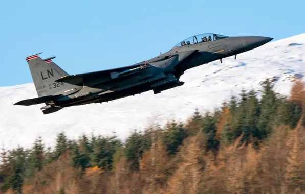 Кабина, Eagle, взлет, McDonnell Douglas, F-15C