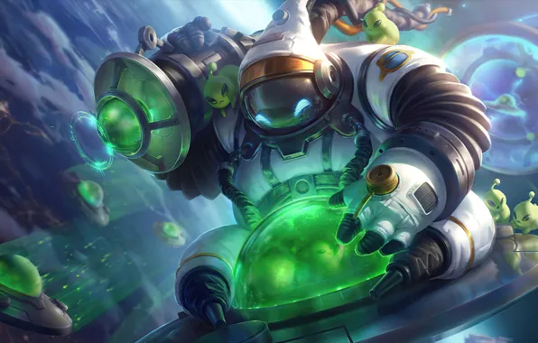 Фэнтези, League Of Legends, Bard