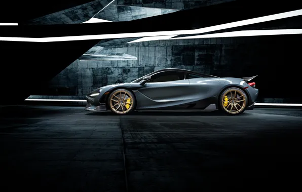 McLaren, суперкар, вид сбоку, Vorsteiner, 2018, 720S, Silverstone Aero Program