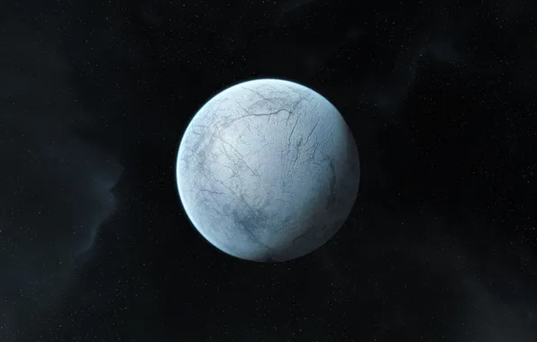 Лед, космос, игра, eve online, планетa