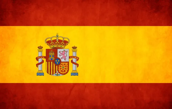 Красный, жёлтый, флаг, испания, spain