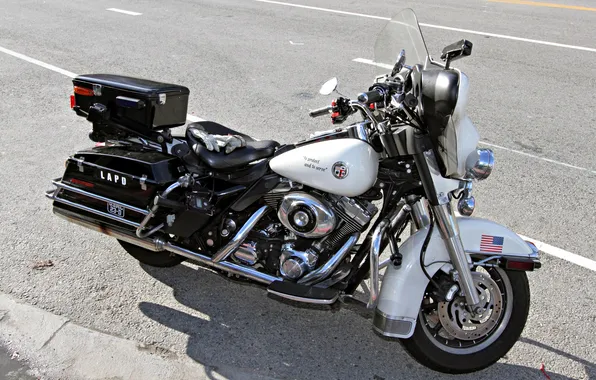 Дорога, тюнинг, мотоцикл, США, Harley-Davidson, тяжёлый, классический дизайн