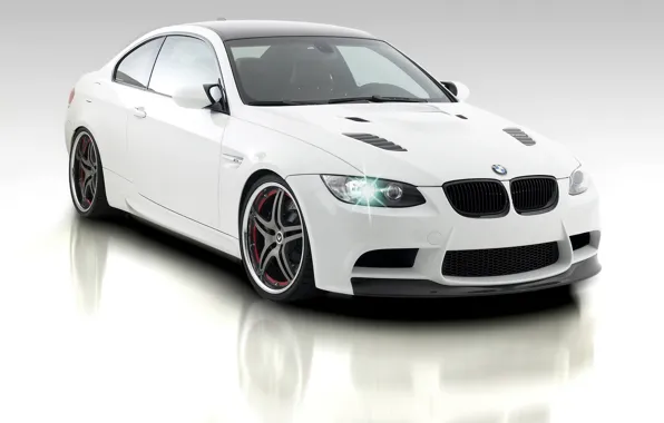 Картинка car, машина, авто, белый, BMW, white, auto