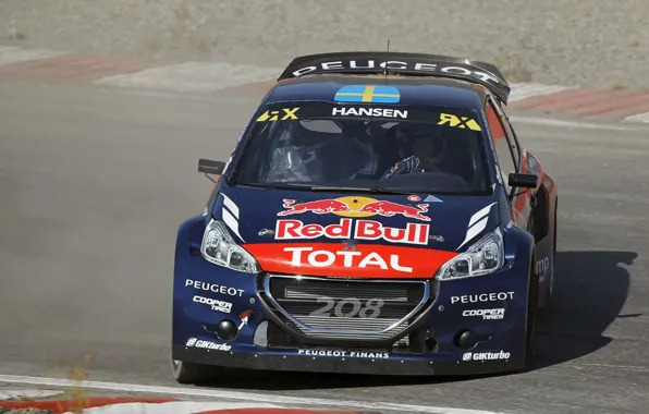 Peugeot, 208, Фас, RallyCross, WorldRX, Timmy Hansen