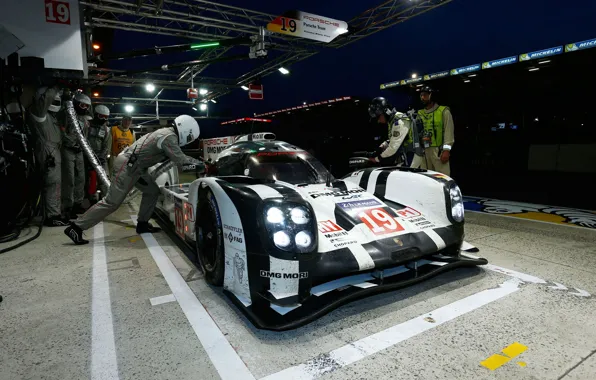 Обои, Болид, LMP1, 24 Hours of Le Mans, Ле-Ман, WEC, 2015, Nico Hulkenberg