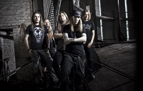 Группа, metal, power, band, death, Henkka Seppälä, Janne Wirman, Roope Latvala