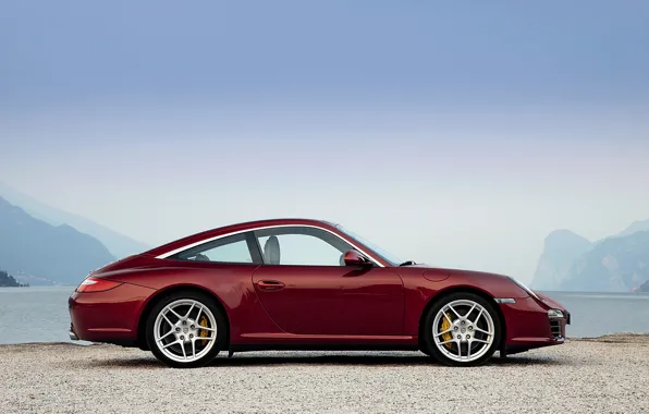 Картинка 911, 997, Porsche, вид сбоку, 997.2, Targa, тарга, Targa 4S