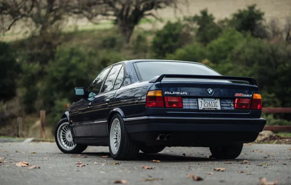 BMW, E34, Alpina, Rear, Alpina B10, B10 3.5