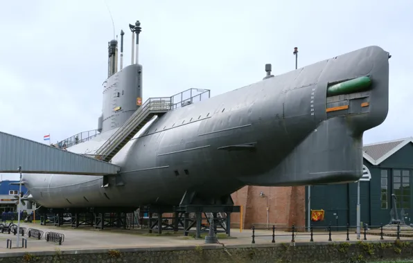 Субмарина, музей, Нидерланды, U-Boot Tonijn