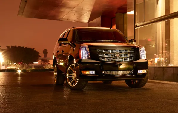 Black, cadillac, escalade