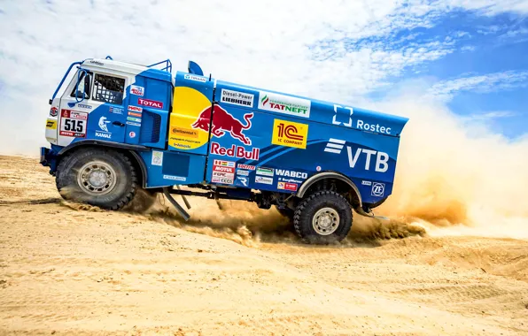 Песок, Грузовик, Гонка, Мастер, Россия, Kamaz, Rally, Dakar