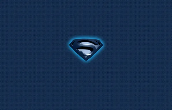 Картинка картинка, супермен, синий фон