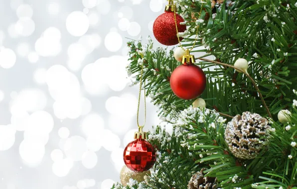 Картинка украшения, шары, елка, Рождество, Новый год, christmas, new year, happy
