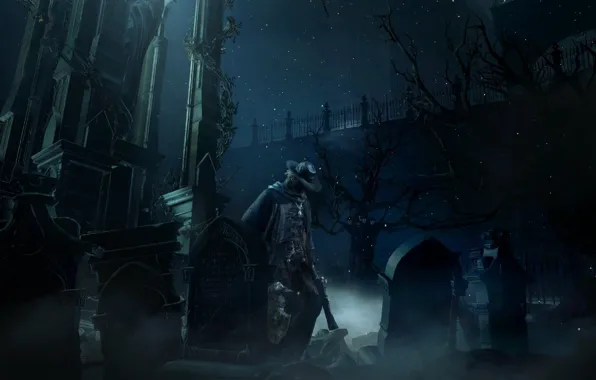 Могилы, Bloodborne, гробница Идон, Отец Гаскойн