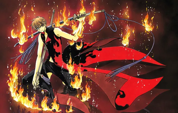 Аниме, арт, парень, Tsubasa Reservoir Chronicles