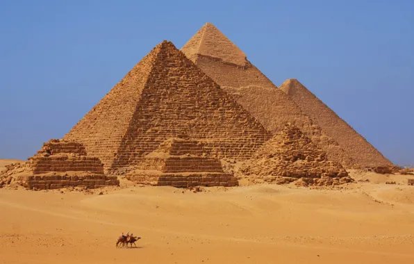 Картинка пустыня, пирамиды, египет