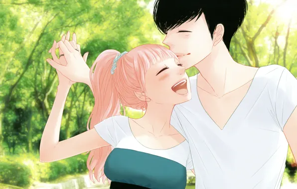 Девушка, парень, vocaloid, вокалоид, luka, just Be Friends