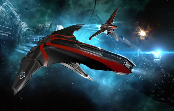 Космос, станция, space, руины, битва, космический корабль, station, eve online