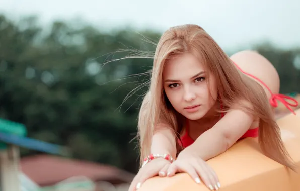 Model, Blonde, Close Up, Tatiana Georgieva, Sensual Gaze, Don't Cha Wish