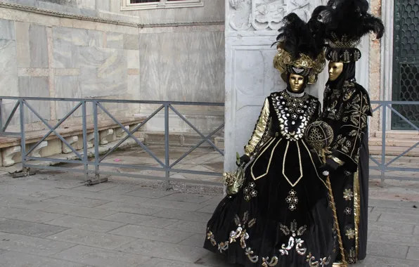 Карнавал, маски, венеция, костюмы, маскарад