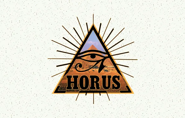 Картинка Egypt, Eye of Horus, pyramide