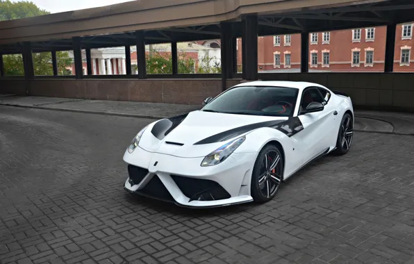 Ferrari, White, Mansory, Berlinetta, F12, Stallone