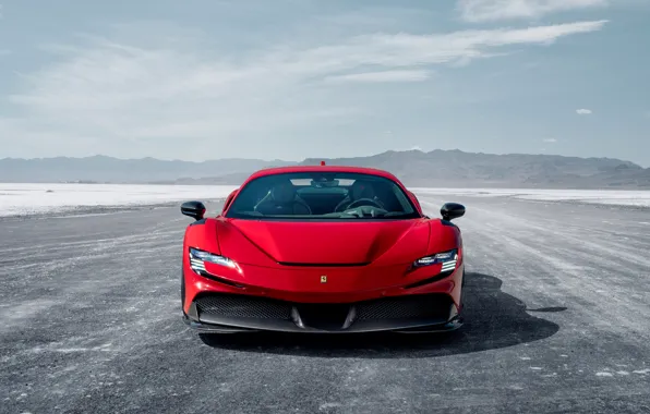 Light, Ferrari, Red, Front, Novitec, Sight, 2022, SF90