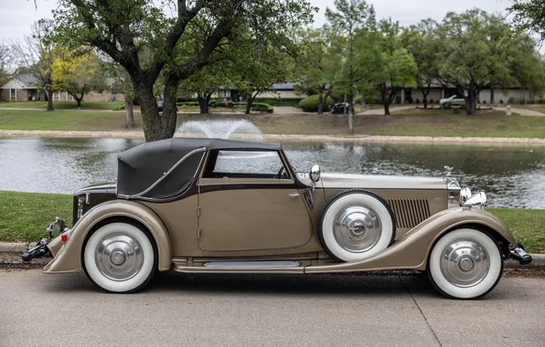 Continental, Rolls-Royce, Phantom II, ретро автомобили, 1933, Drophead Coupe, retro cars, by Thrupp & Maberly