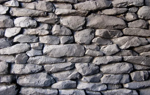 Картинка wall, pattern, stones, gray