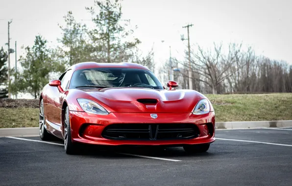 Картинка Dodge, red, Viper, '2012