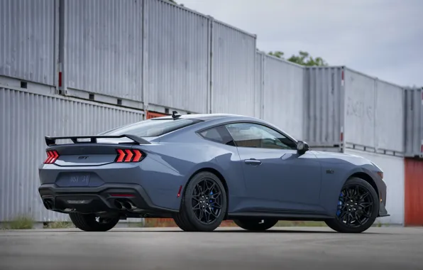 Картинка Mustang, Ford, Ford Mustang GT, rear view, 2024